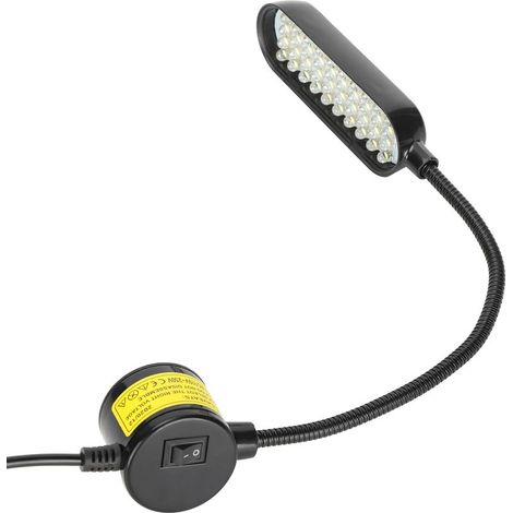 LED-Nähmaschinenlampe, 360° verstellbar, mit Magnet für den Schlauch und EU-Stecker. (1/5)