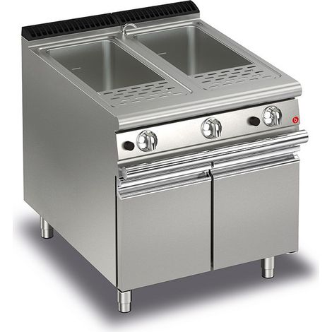 Cuiseur à Pâtes à Gaz - 2 x 26 L - P 700 - 26 kW - Baron