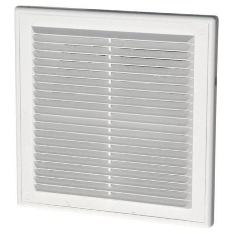Griglia rettangolare bianca a parete 300x220mm tecnosystemi 11104054