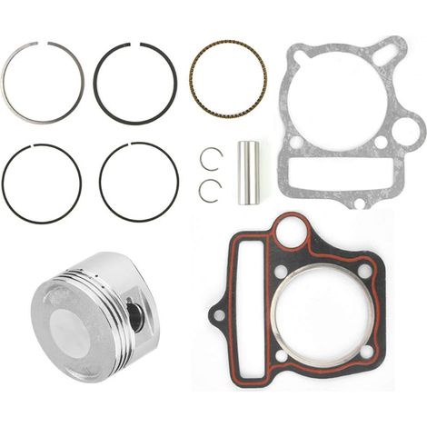 125cc 54mm Joints de Bagues de Moteur Pièces de Moteur Piston Set Kit de Piston de Cylindre pour VTT Go Kart Bike,A (1/5)