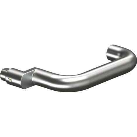 Maniglia a profilo con foro OGRO 8100A AL 8mm Alluminio F1 con testa arrotondata (1/3)
