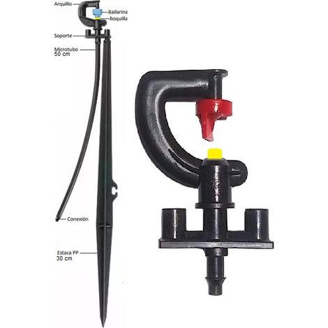 MICROIRRIGATORE PER IRRIGAZIONE A 180 RAGGIUNGI DA 12 A 2 M CON IL PALETTO  OFFERTA ESCLUSIVA