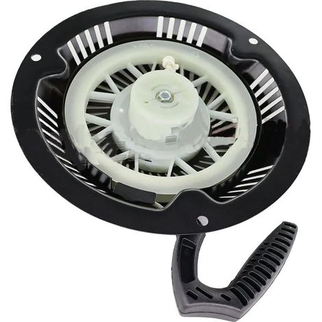 1 - Démarreur à ressort - Lanceur de tondeuse - Pièce de rechange pour modèles FX-RM - Plastique noir - 23x23x5cm (1/4)
