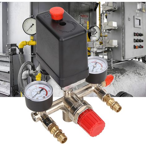Druckregelventilbaugruppe, Schließer, Halterung, Zubehör für Luftkompressoren (1/5)