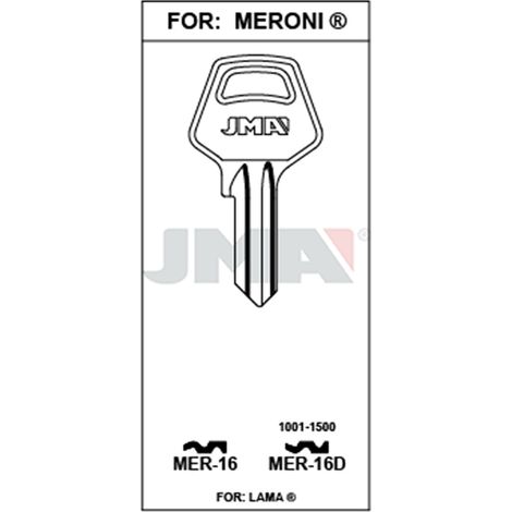 Llave de acero-C MER-16D