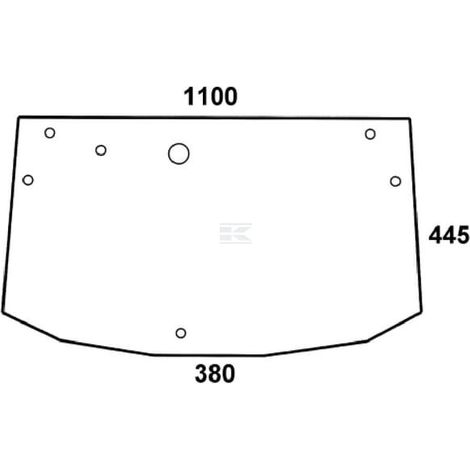 Ventana trasera UNBRANDED 294812051010N (1/2)