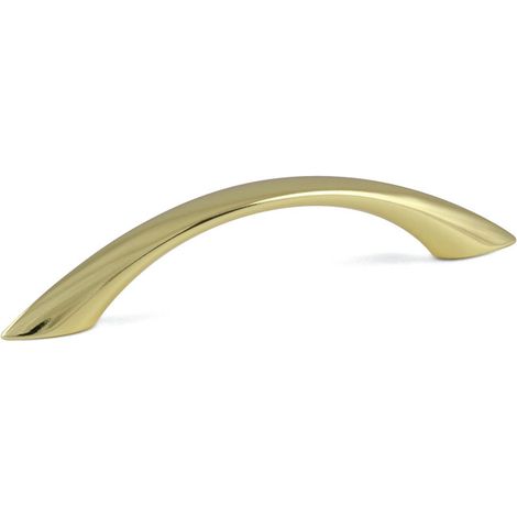 Tirador para mueble Piombina 96, acabado oro brillante + tornillos SANS MARQUE