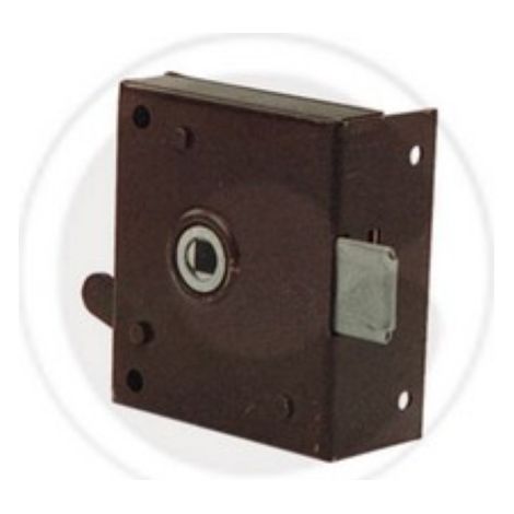 serrure verticale Bonaiti 189 seulement 6 mm loquet carrA  entrA e 45 mm