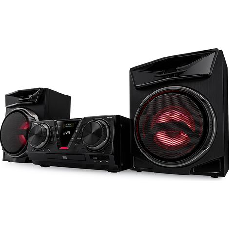 JVC Mini-HiFi-System MX-E325B-DAB 100 W Bluetooth 5.3 DAB+ CD USB Schwarz