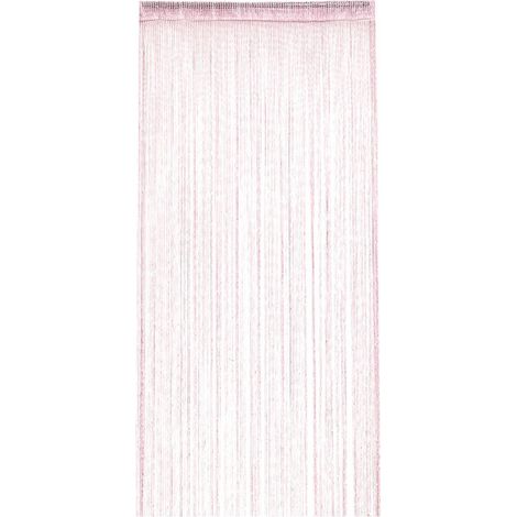 Rideau Perles Contemporain-rose 95x200cm - Décoration Porte et Mur - Style Lumineuses (1/5)