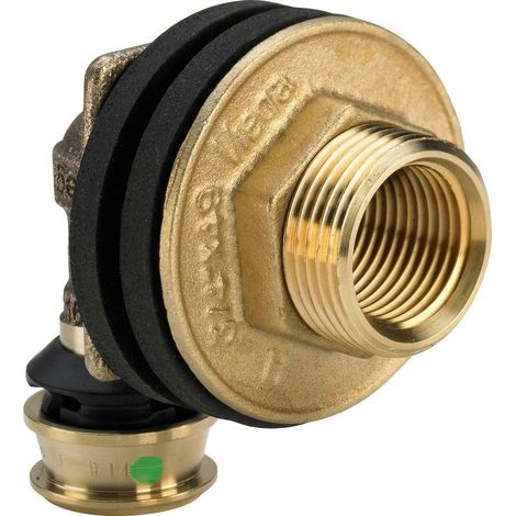 Viega Paso de pared Raxofix, d 16mm, Rp 1/2, G 3/4 Bronce de silicio Modelo 5332.11, 647759