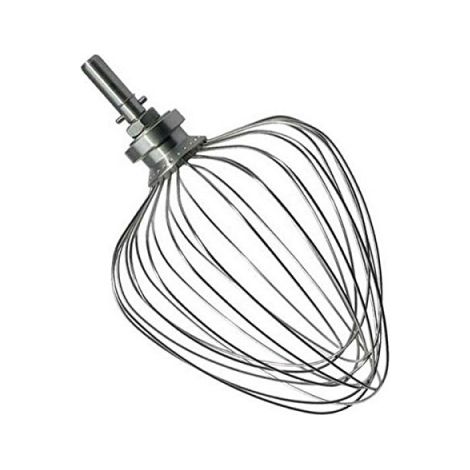 Delonghi – Fouet inox 12 branches pour robot ménager – Compatible Cooking Chef – Ustensile pâtisserie professionnel – Résistant et durable