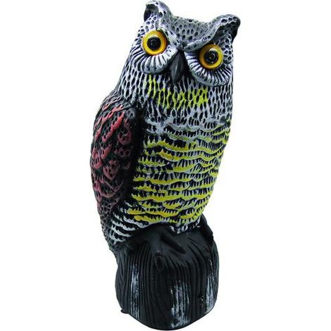 Disuasorio para aves Vigor, búho con cabeza giratoria, 16x15x38,5 (1/3)