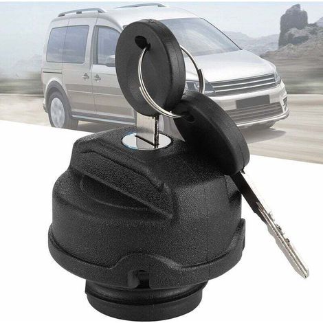 Tankdeckel für VW Käfer, Polo und Caddy, Tankdeckel mit 2 Schlüsseln, abschließbarer Tankdeckel (1/4)