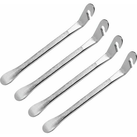 8pcs levier de pneu de vélo levier de pneu manuel, levier de pneu de vélo en acier, démonte-pneu de vélo, pelle de levier de pneu, outils de vélo kit de réparation de roue levier de réparation (1/5)