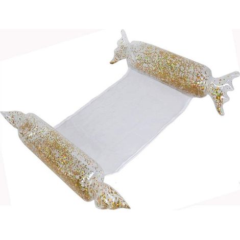 Hamac de Piscine Adultes Flottant Lit Flottantes Hamac Gonflable Hama Eau Gonflable Bonbons Bouée Piscine Flotteur Hamac De Natation , Hamac De Piscine D'été Pour Des Adultes Et Des Enfants