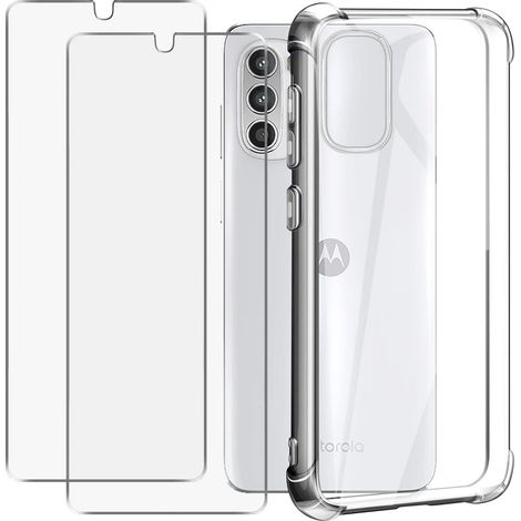 2 Stück transparente Glashüllen für Motorola Moto G52 (1/5)