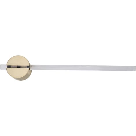 Barre à serviettes en acrylique murale style luxe épuré polyvalente pour salle de bain maison hôtel 30 cm porte essuie-main (1/5)