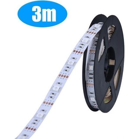 LED-Streifenleuchte, flexible LED-Lampe für TV-Hintergründe, 3 m (Schwarz) (1/4)