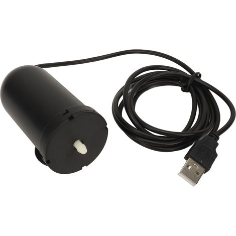 Pompe à oxygène USB pour poissons, bulles d'air uniformes, silencieuse et portable, pour aquarium et aquarium de pêche. Pompe à oxygène et à air pour aquarium. Pompe de sortie de gaz pour la pêche. (1/5)
