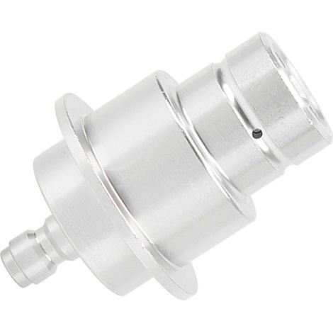 CO2-Adapter aus Aluminiumlegierung, 0,3 Zoll, Schnellkupplung, verschleißfest, hochfest, für Getränkeautomaten, silberfarben (1/5)