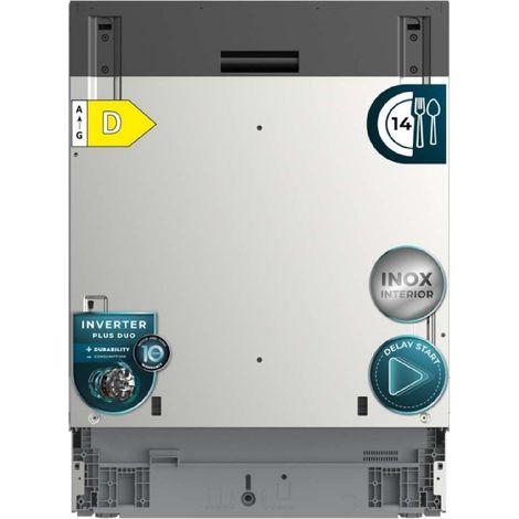 Cecotec Lave-vaisselle Encastrable 60 cm Bolero Aguazero 6250 Full-BI. Capacité 14 Couverts, Classe D, Moteur Inverter (1/5)