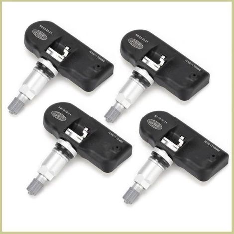 Sensori di pressione pneumatici TPMS, 4 pezzi, per Chrysler 300 06-08, monitoraggio in tempo reale, alta precisione. (1/5)