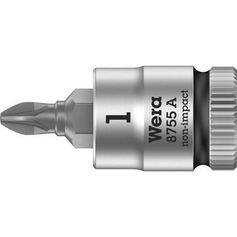 Wera 8755 A 05003353001 Kreuzschlitz Pozidriv Steckschlüssel-Bit-Einsatz PZ 1 1/4" (6.3 mm) (1/5)