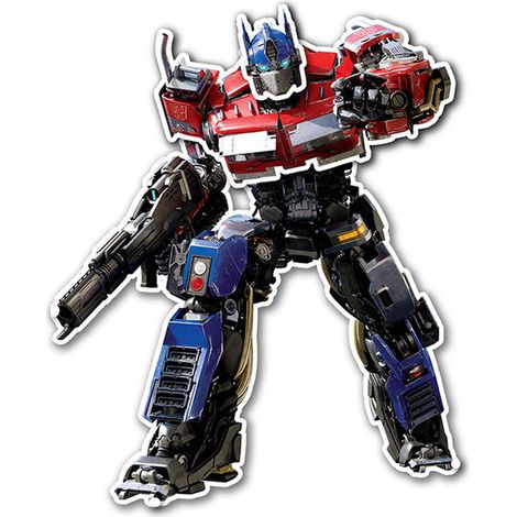 sticker mural Transformers rouge - Sanders & Sanders (1/4)