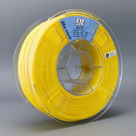 ProRock ASA-GF Filament, 1.75mm, 1000g ProRock ASA-GF Filament 1.75mm 1000g Yellow