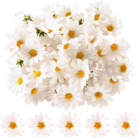 Gerbera Marguerite Artificielle 200 Pièces – Fleurs en Tissu Soie (1/5)