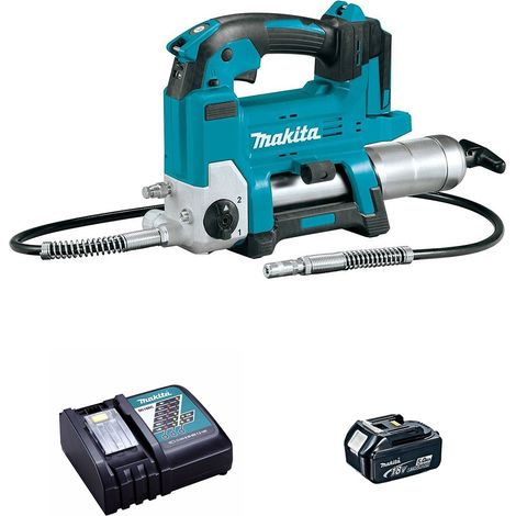 Pistola per grasso MAKITA DGP180RT1-SK (1 x 5,0 Ah + DC18RC)