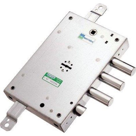 Triple serrure appliquer avec pêne demi-tour Dm Blindate 52571/37 - mm.63, DX (52571ROMD 36) (1/3)