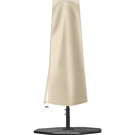 Housse pour parasol de terrasse de 2,1 à 3,3 m, revêtement PVC 420D (1/5)