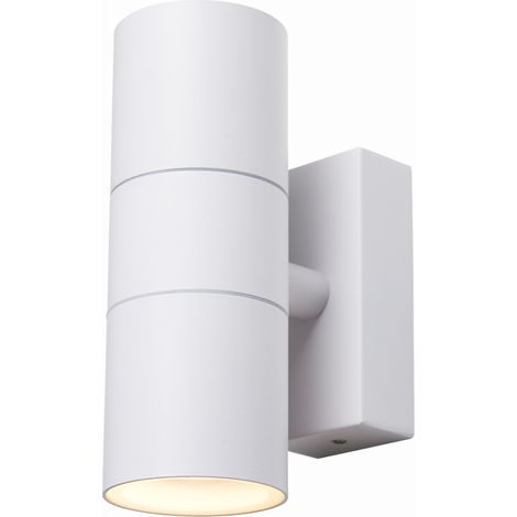 Litecraft Kenn Wall Light Outdoor Up & Down IP65 Rated Fitting - White (1/5)