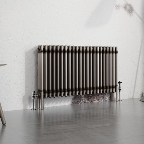 Warmehaus Traditional Radiator Raw Metal 600x1010mm Four Column (1/5)