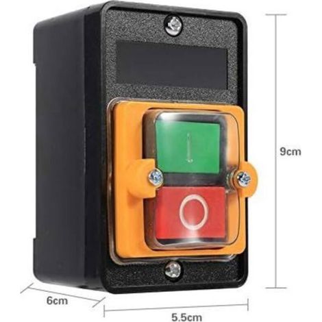 Commutateur étanche ON/OFF 380V 10A – Interrupteur de sécurité pour machines – Installation professionnelle recommandée (1/5)