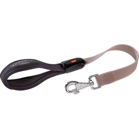 Ferplast EVOLUTION GM Guinzaglio in poliestere e Pvc per cani. Vari colori e misure.. Variante GM25/55 - Misure: 25 mm x L 55 cm - Tortora (1/2)