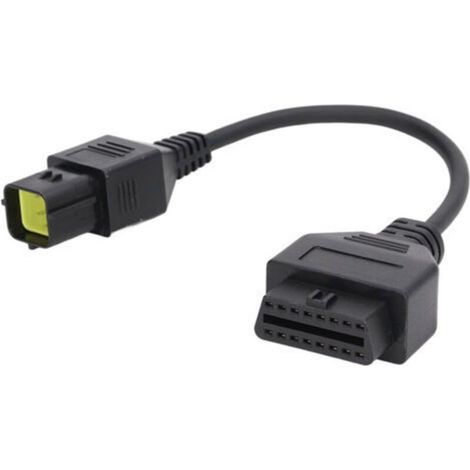 Cble de Scanner OBD2 universel à 6 broches, adaptateur de Diagnostic de moto de remplacement pour Husqvarna 449 511 610 630 450 (1/5)