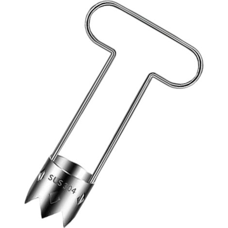 Outil de cors végétal, extracteur de cors de fruits  Séparateur de noyau de fruits - Cutter de cuisine multifonctionnel, poignée ergonomique (1/4)