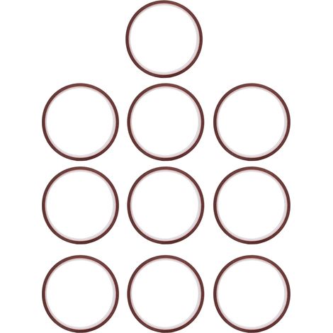 Lot de 10 rubans adhésifs isolants couleur thé, excellente adhérence, ruban haute température, kit 500g, 12mm (1/5)