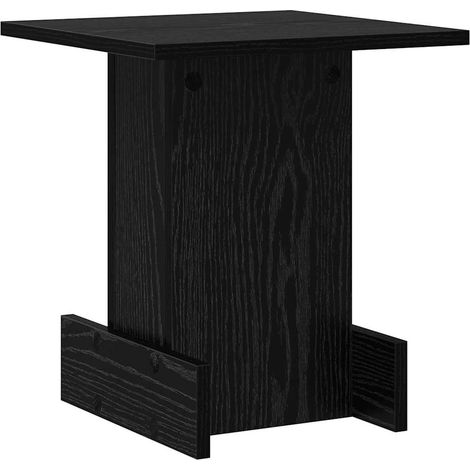 Maison Exclusive - Mesa Auxiliar Roble Negro 35,5 x 35 x 40 cm