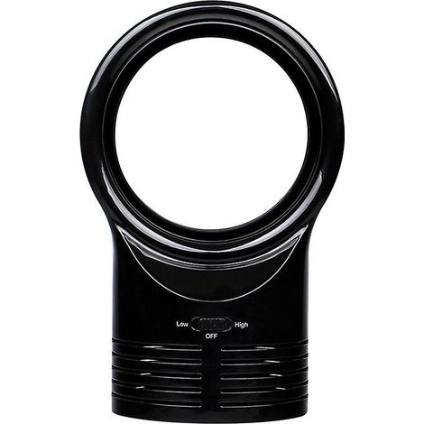 Ventilateur de bureau électrique sans pales pour enfants, mini ventilateur ultra-silencieux, économie d'énergie, noir (1/4)