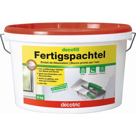 Decotric Decofill Fertigspachtel 8 kg Fertigspachtel