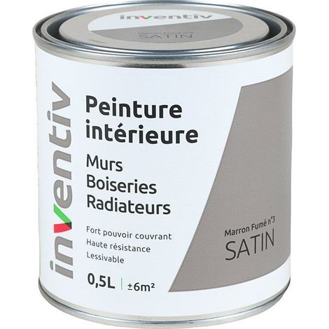 Peinture Intérieure Satin Marron Fumée - INVENTIV