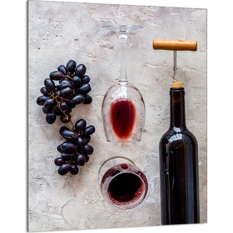 Planche à découper en verre 40x52 Vin (1/5)