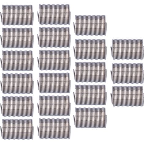 Insert fileté M12 x 1, lot de 20 inserts hélicoïdaux pour réparation de filetage, réducteur d'écrou, outil d'extension en spirale, acier 2.5D (1/5)