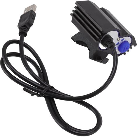 2000 lm LED-Stirnlampe für Fahrräder, leistungsstark, für Mountainbiker, mit USB-Anschluss, ideal für Nachtfahrten. (1/5)