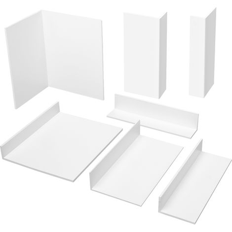 2 Meter Eckprofile Winkel ungleichschenklig Auswahl 2-2,5mm PVC HJ: 15x25x2.5mm - Nr. 308