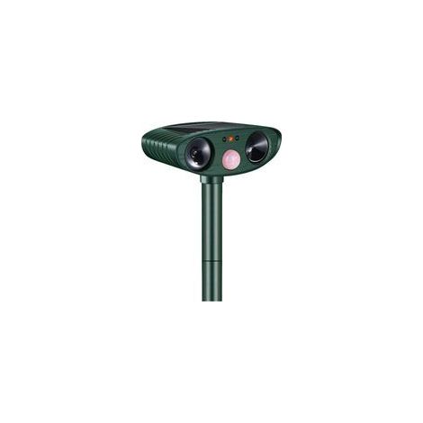 Repelente para gatos de exterior, repelente solar para gatos, repelente ultrasónico para gatos, repelente ultrasónico para roedores con detector de movimiento, repelente impermeable para gatos, perros